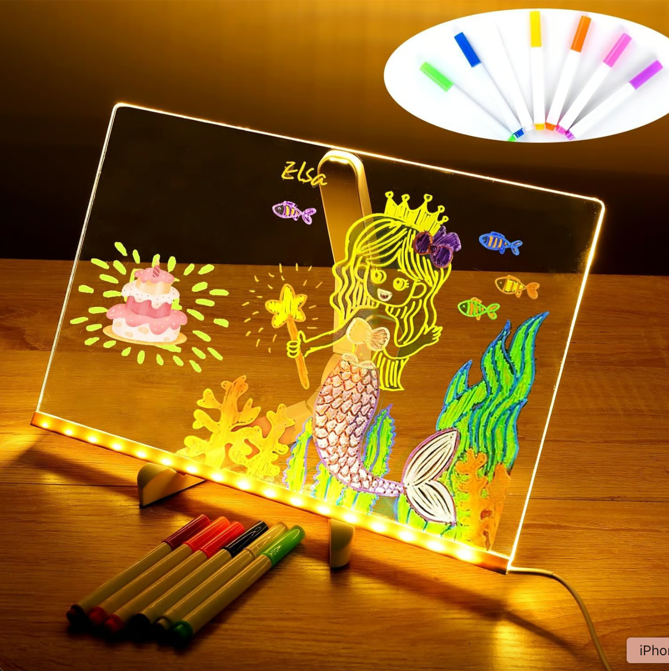 Tablette Magique LED pour Dessin Créatif – Cadeau Parfait pour Enfants !