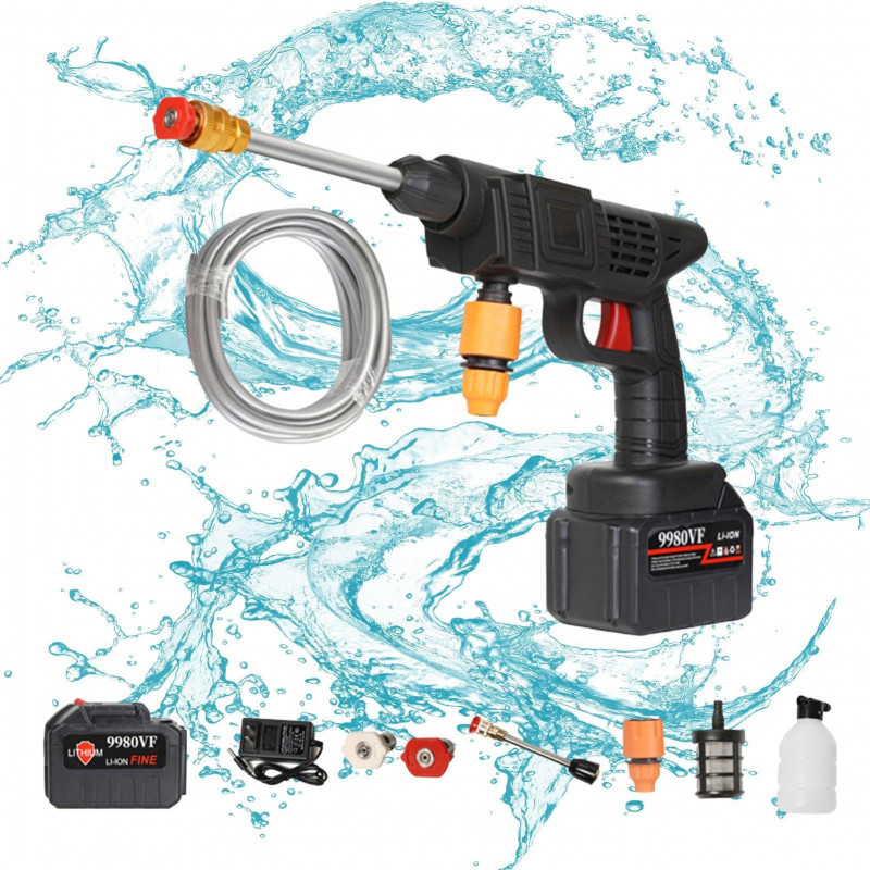 Pistolet à Eau Haute Pression Sans Fil