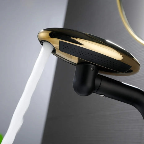 Robinet de lavabo cascade multifonction rotatif à 360° pour salle de bain