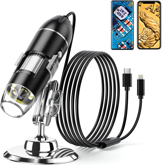 Microscope Numérique 7" HD – Zoom 50x à 1600x