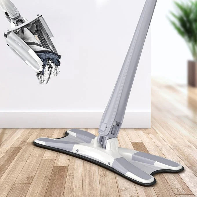 balai mop X papillon avec rotation 360°