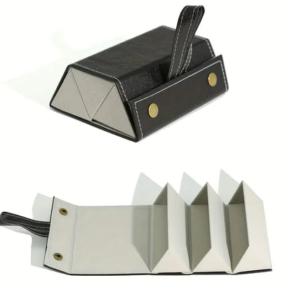 Rangement élégant pour 5 lunettes – Étui en cuir PU portable et protecteur
