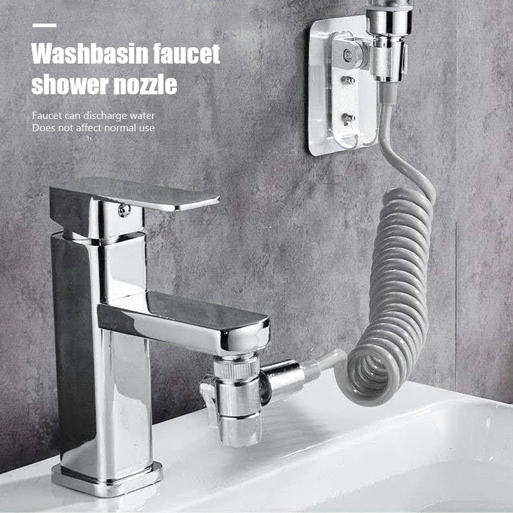 Ensemble De Pulvérisateur De Robinet De Salle De Bain Réglable - Douchette À Main