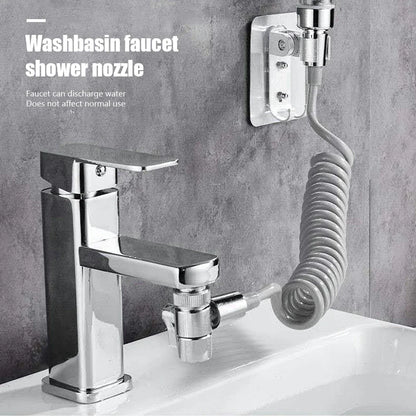 Ensemble De Pulvérisateur De Robinet De Salle De Bain Réglable - Douchette À Main