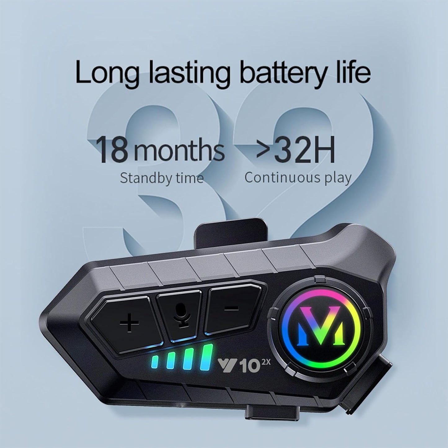 Casque Bluetooth Moto V10 – Restez Connecté sur la Route