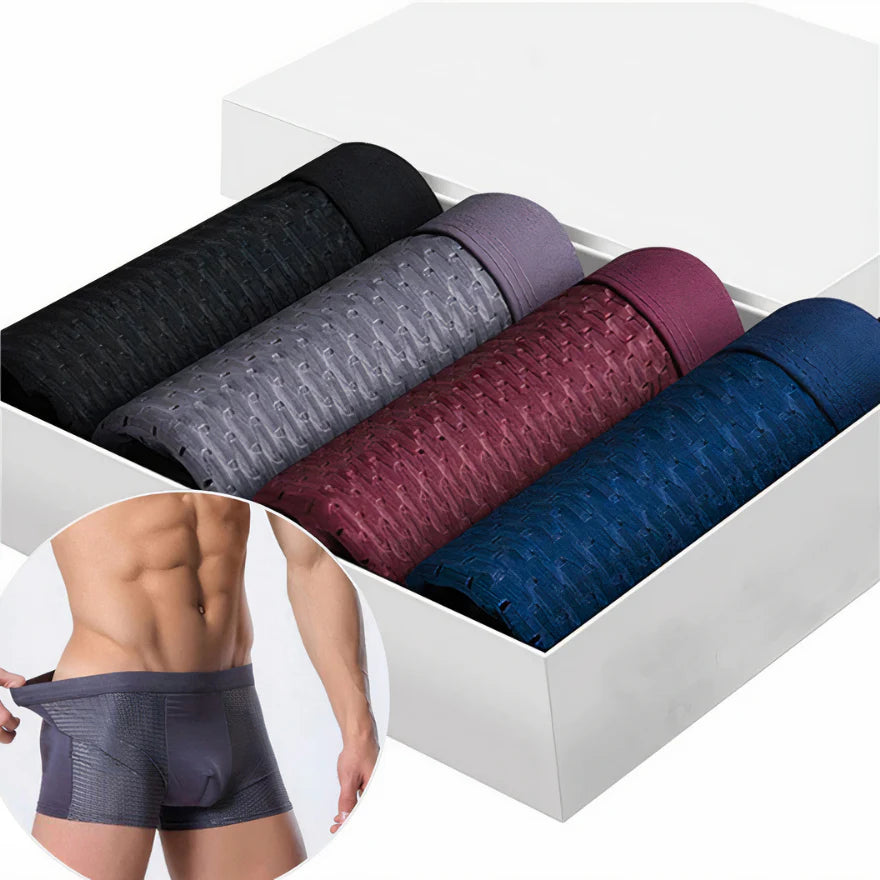 BioFit® Boxer en bambou pack 5-Multi-Couleur