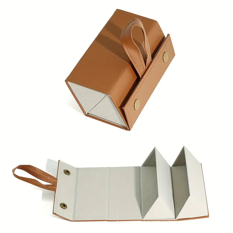 Rangement élégant pour 5 lunettes – Étui en cuir PU portable et protecteur