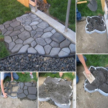 Moule de chemin en béton
