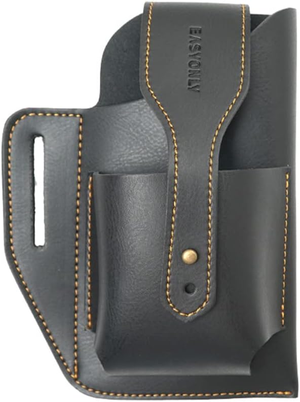 Pochette de ceinture 100% cuir avec porte-clés