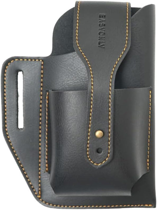 Pochette de ceinture 100% cuir avec porte-clés