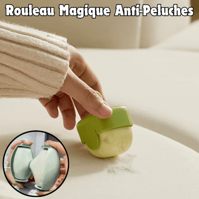 Rouleau Magique Anti-Peluches – Redonnez Vie à Vos Vêtements en Quelques Secondes !