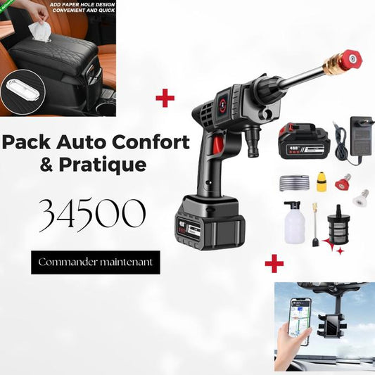 🚗 Pack Auto Confort & Pratique – 3 en 1 🚗