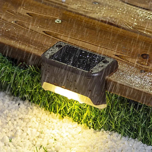 Éclairez vos marches, bordures et terrasses sans électricité !
