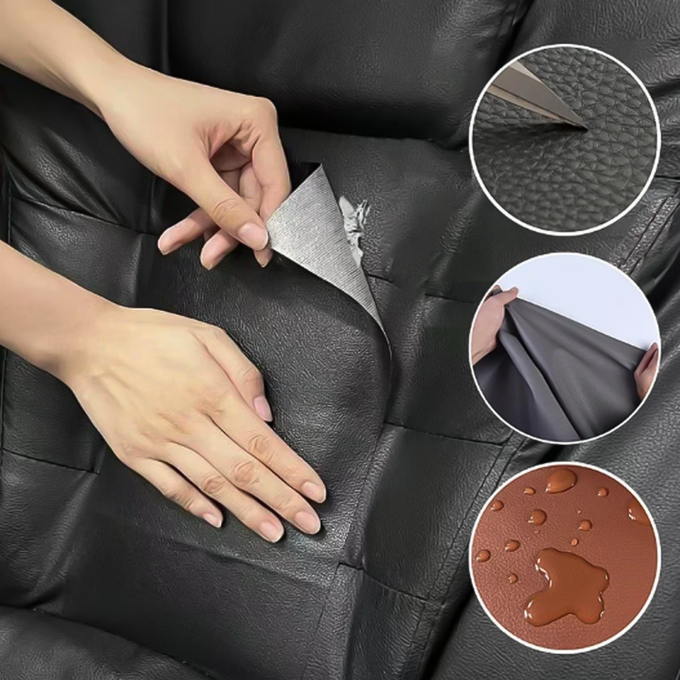 Cuir artificiel auto-adhésif pour la fabrication de canapé 135 Cm *50 Cm