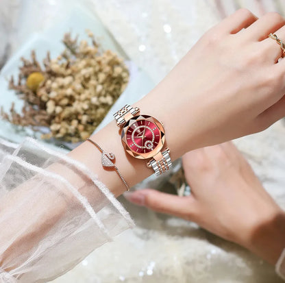Montre Luxe Saphire Pour Femme