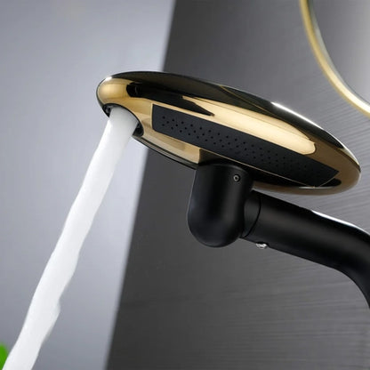 Robinet de lavabo cascade multifonction rotatif à 360° pour salle de bain