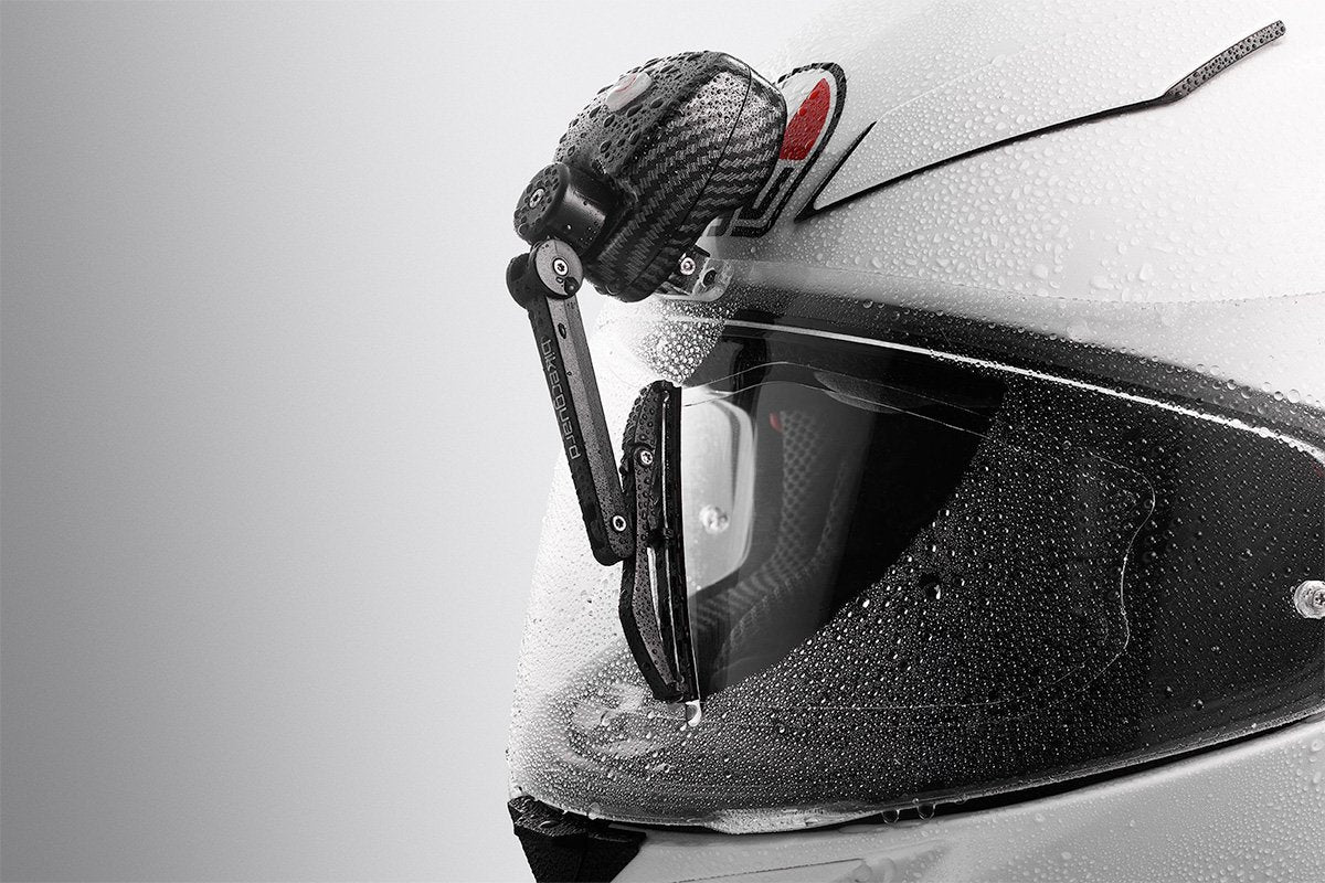 L’essuie-glace électrique pour casque moto