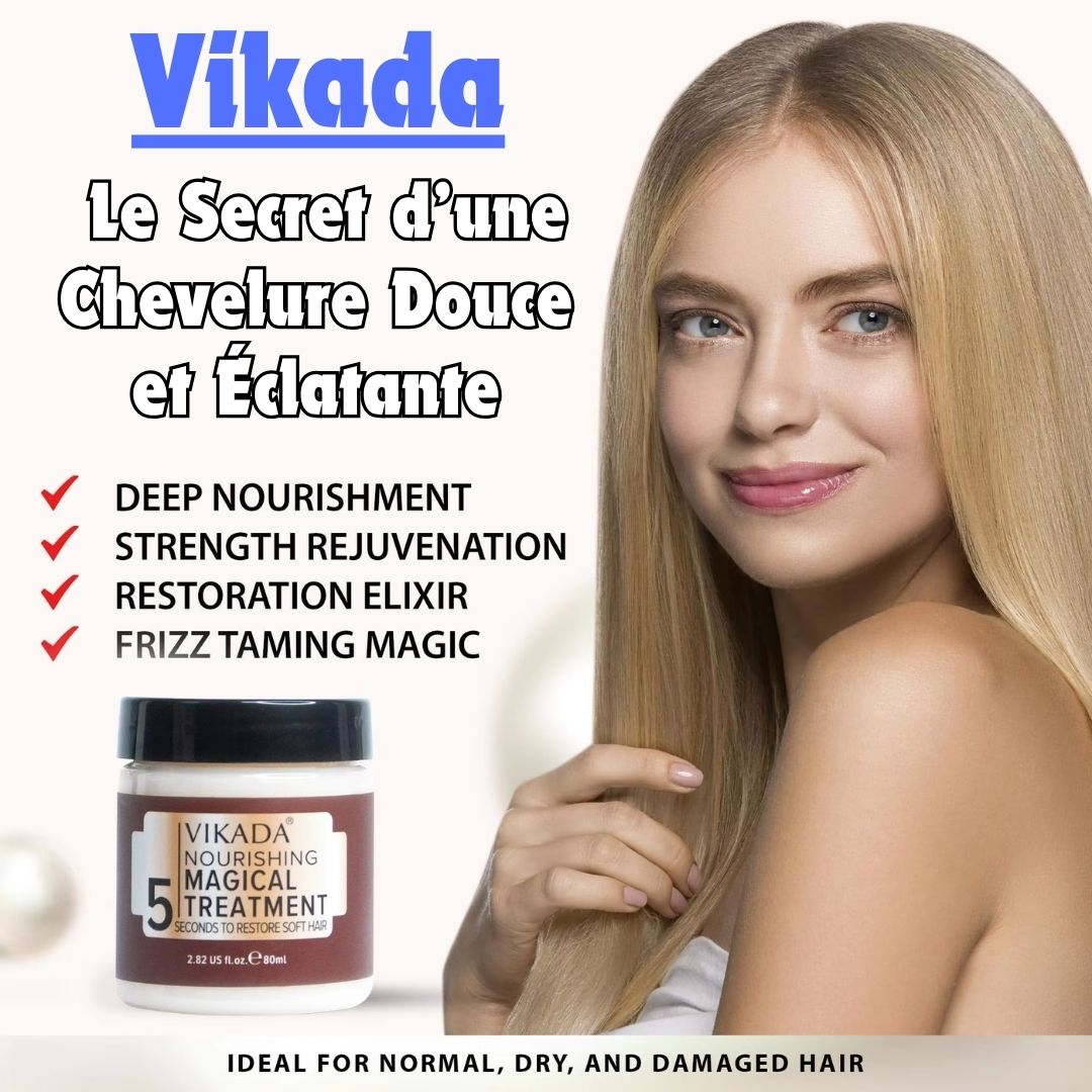 Vikada – Le Secret d’une Chevelure Douce et Éclatante