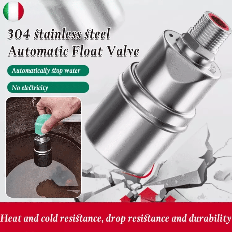 Valve de Niveau Automatique en Inox — Remplissage Sans Électricité
