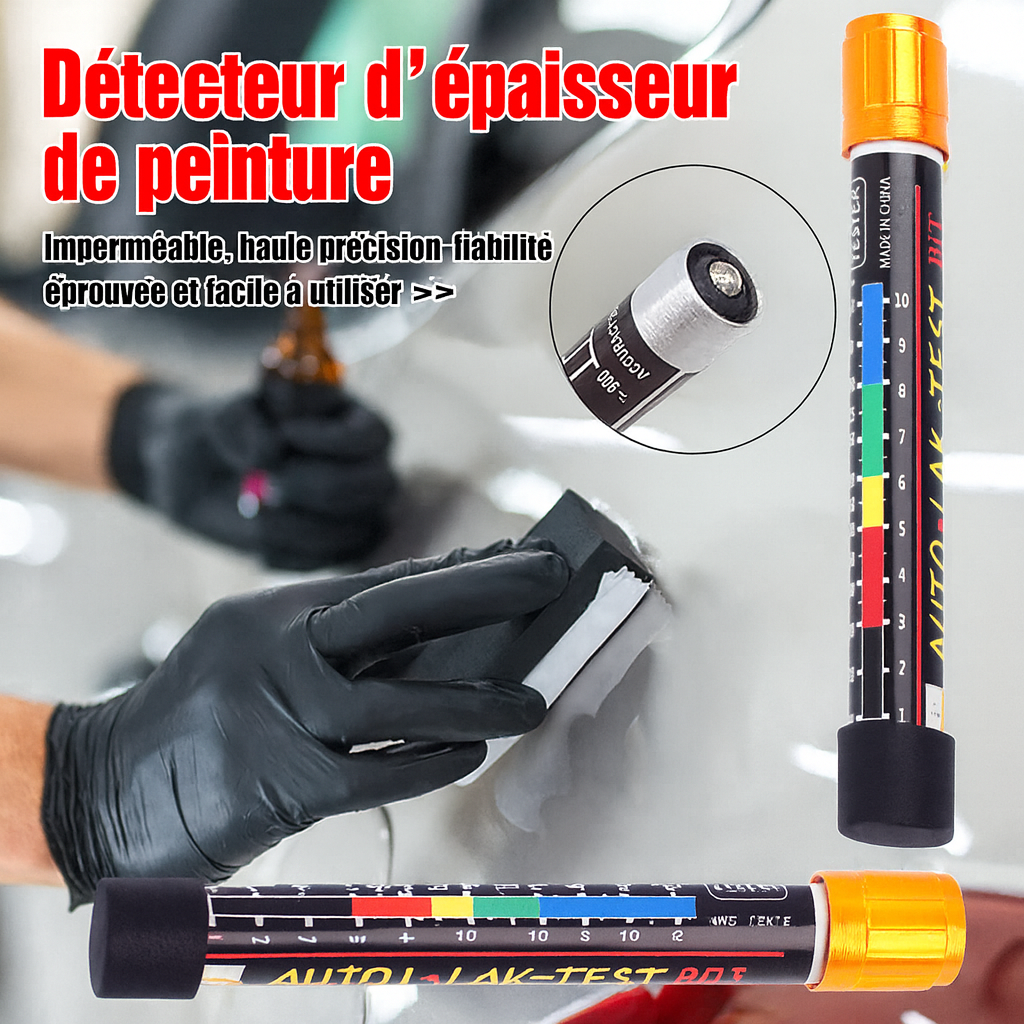 Détecteur d’Épaisseur de Peinture – Détectez les Voitures Accidentées en 2 Sec
